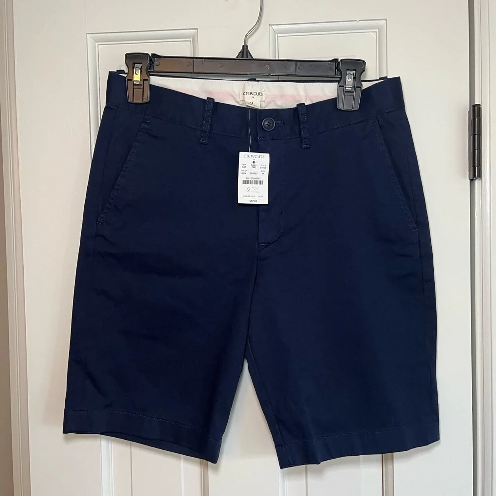 NEW Crewcuts Size 14 Girls Navy Blue Shorts